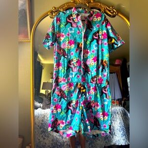 Tropical Print Romper